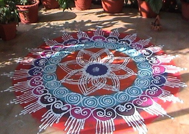 Latest Rangoli Designs for Kanuma