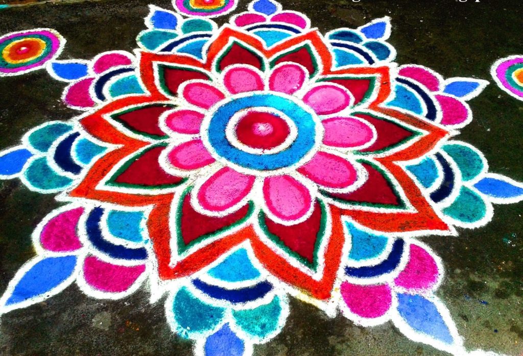 Latest Rangoli Designs for Kanuma