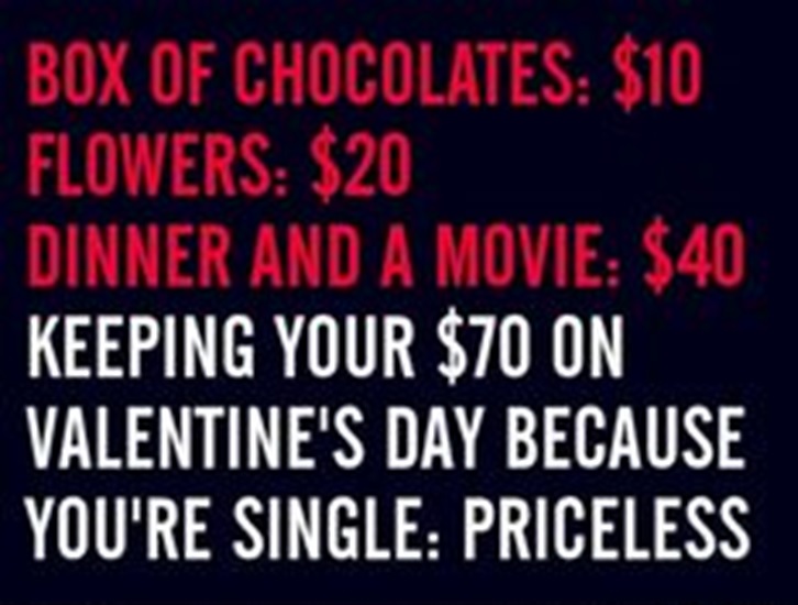 valentines day quotes for singles
