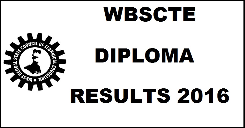 WBSCTE Diploma Results Dec 2016 To Be Declared @ webscte.org For 1st 3rd 5th Sem Soon