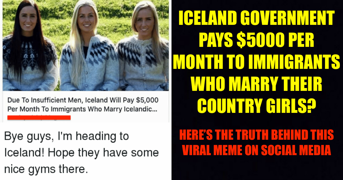 Marry a woman from iceland