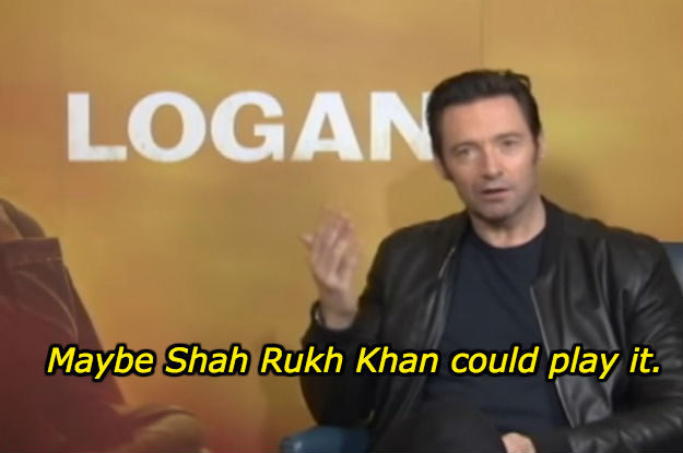 hugh jackman about bollywood and suggests shahrukh khan to be the next wolverine