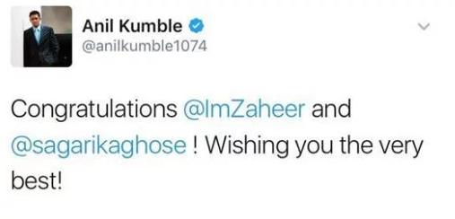 anil kumble deletes tweet