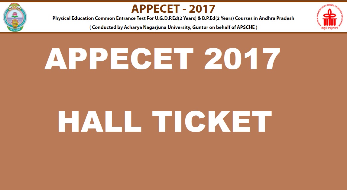 AP PECET Hall Ticket 2017 Admit Card @ sche.ap.gov.in - Download Here From Today