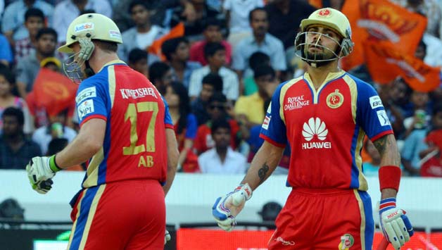 kohli and abd out of IPL first match