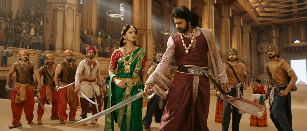 prabhas becomes king in baahubali against rana