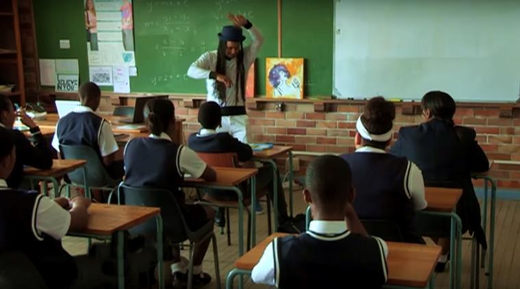 viral videos, interesting videos, good videos, eacher teaching Math by music, teacher uses music to teach math in africa, indian express, indian express news