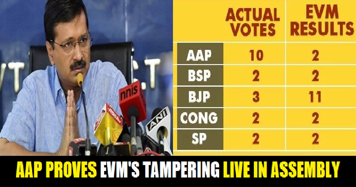 AAP MLA Demonstrates How EVMs Can Be Tampered Live In Delhi Assembly