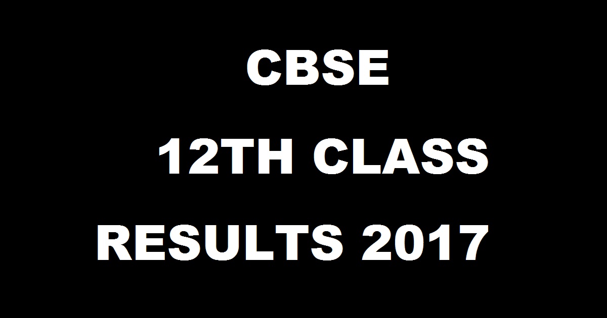 cbse 12th results