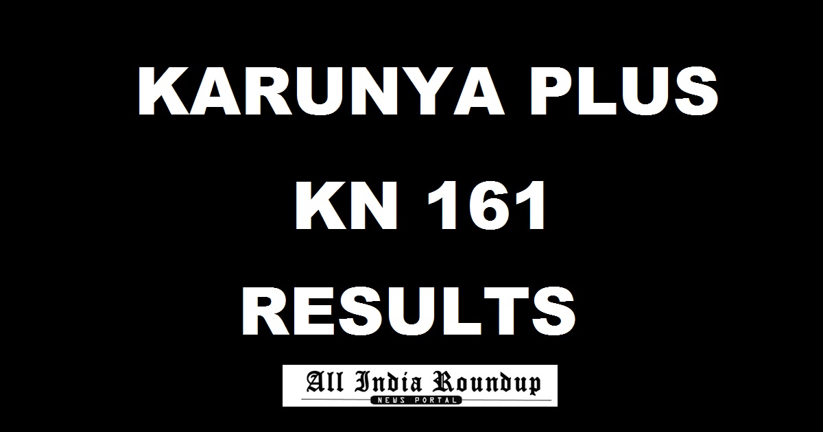 Karunya Plus KN 161 Results Live