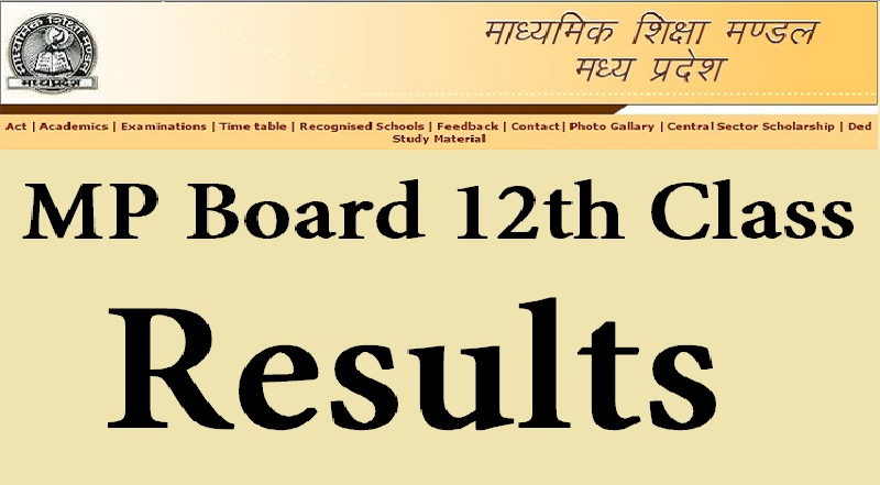 MP Board Class 12th Results