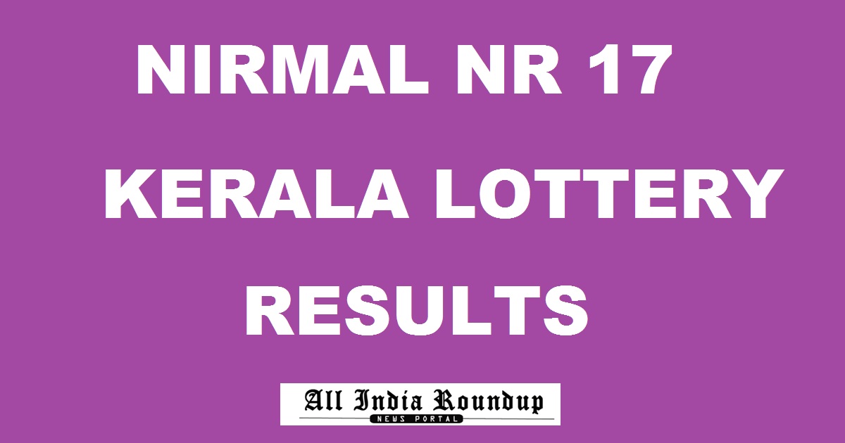 Nirmal NR 17 Lottery Results