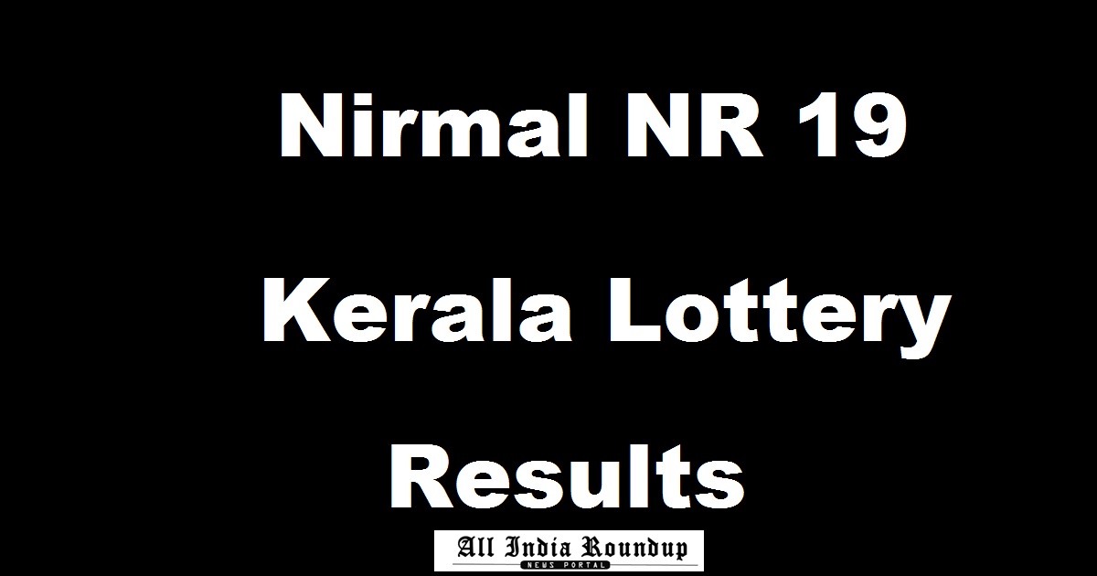 Nirmal Lottery NR 19 Results