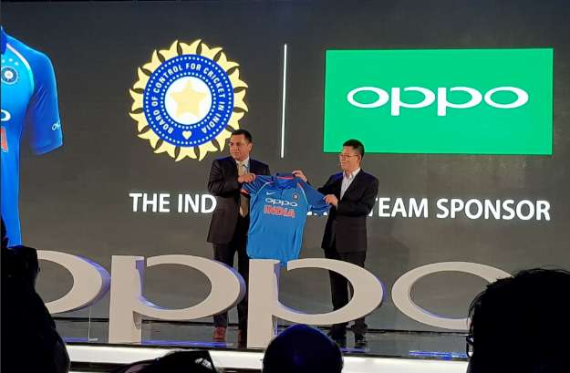 oppo and bcci new indian cricket team sponsors