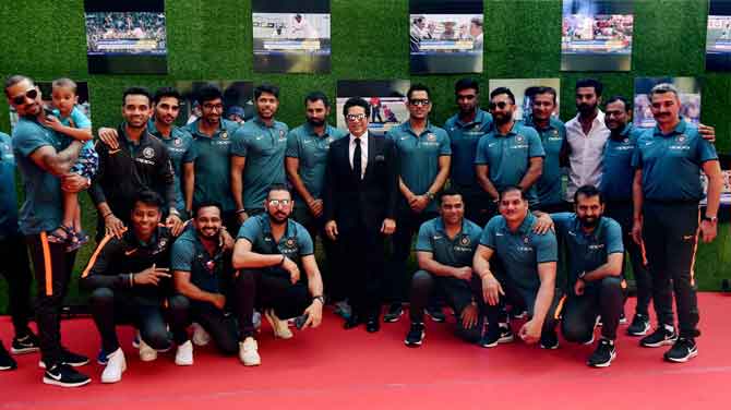 Team India at Sachin's biopic premier
