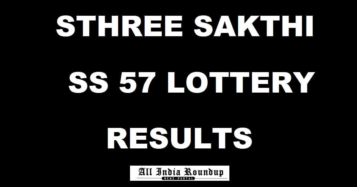 Sthree Sakthi Lottery SS 57 Results