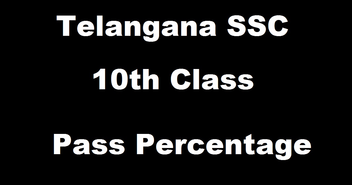 Telangana 10th Pass Percentage - TS SSC District Wise Result Analysis Supplementary Time Table @ bse.telangana.gov.in