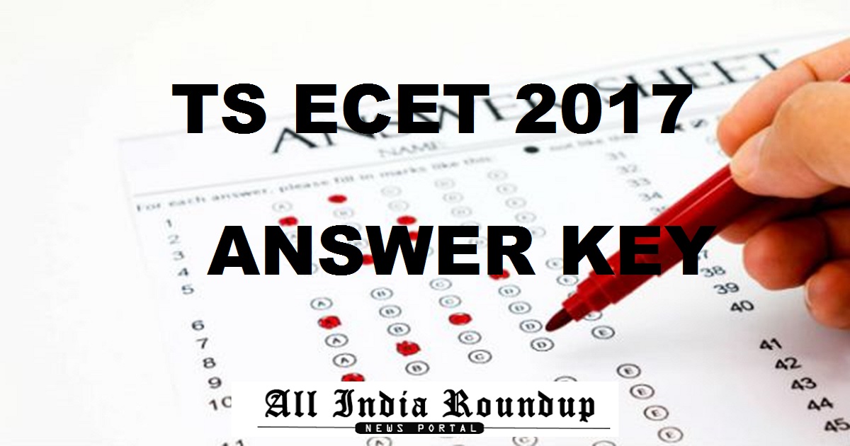 TS ECET Answer Key 2017 Cutoff Marks @ www.tsche.ac.in - Telangana ECET Solutions For 6th May Exam