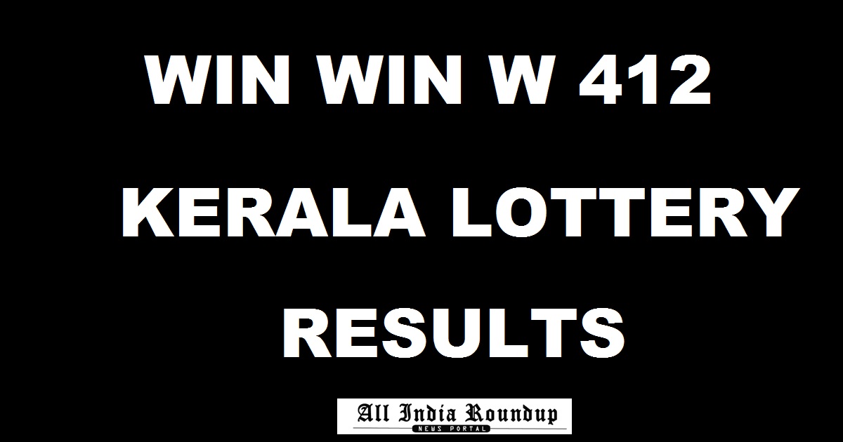 Win Win W 412 Lottery Results