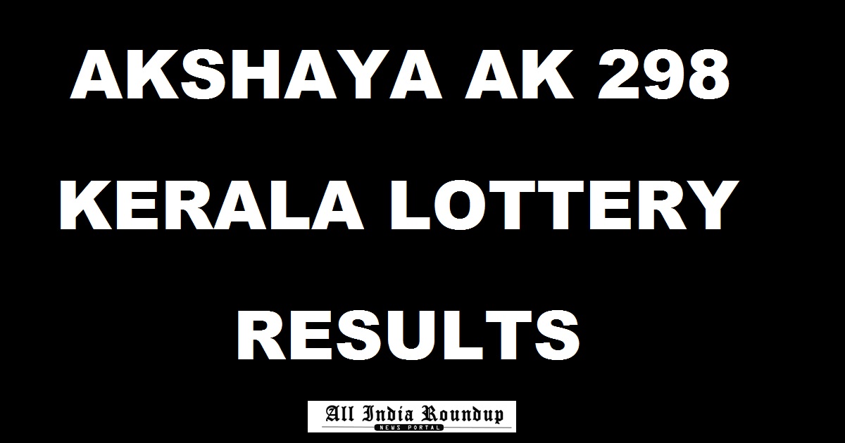 Akshaya Lottery AK 298 Results