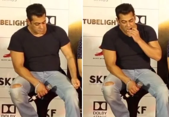 Salman Eating jeans