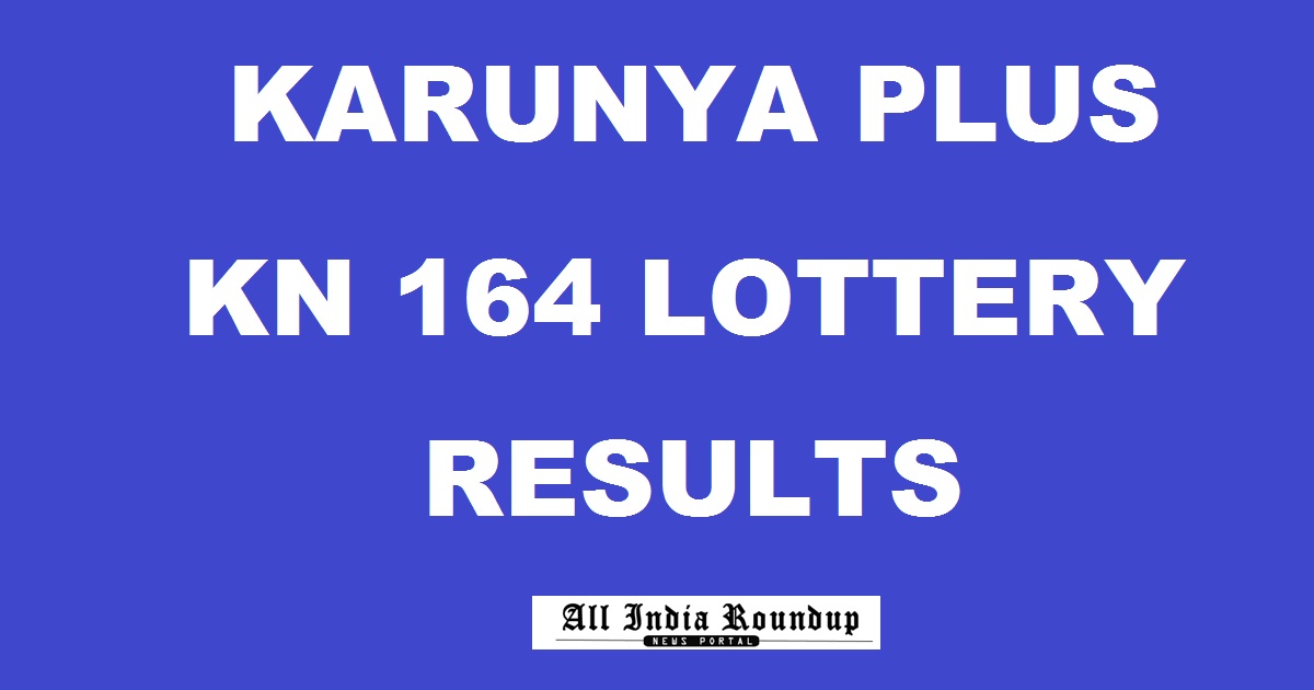 Karunya Plus Lottery KN 164 Results Today