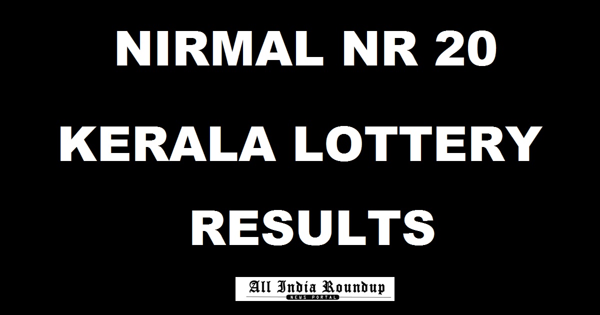 Nirmal Lottery NR 20 Results