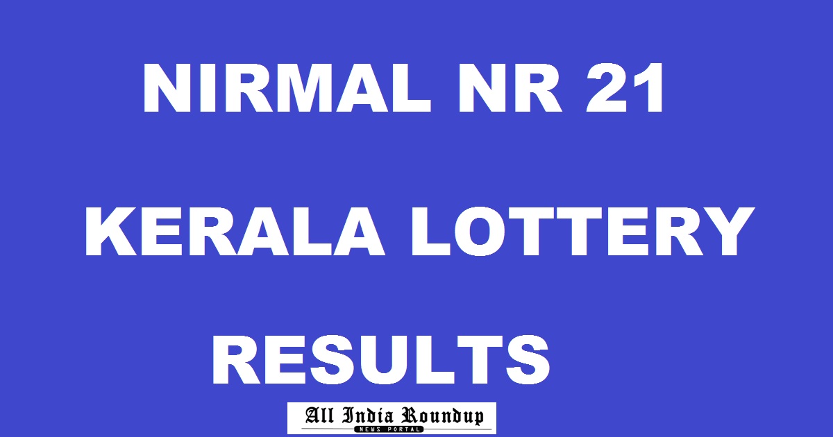 Nirmal Lottery NR 21 Results