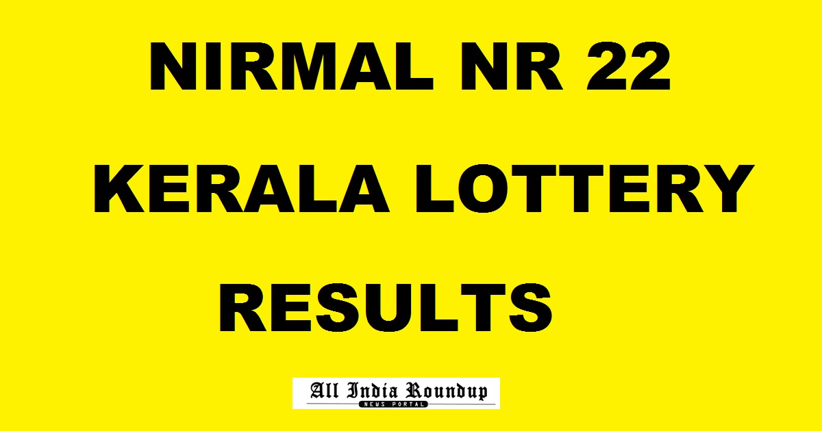 Nirmal Lottery NR 22 Results