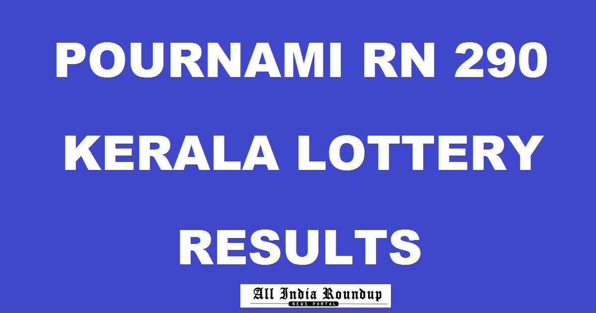 Pournami Lottery RN 290 Results