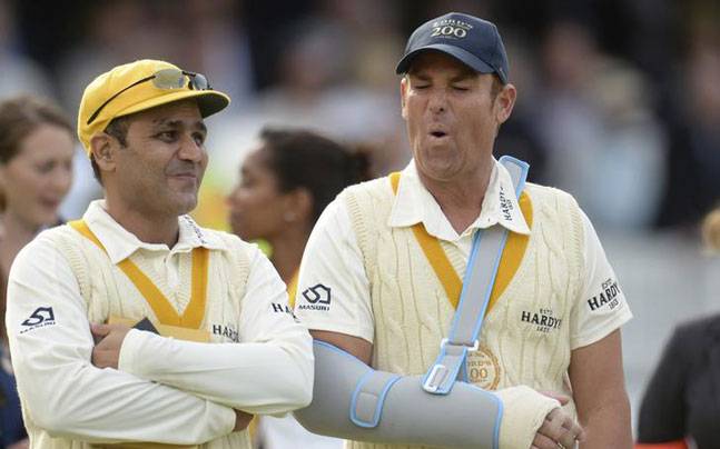 Sehwag and Warne
