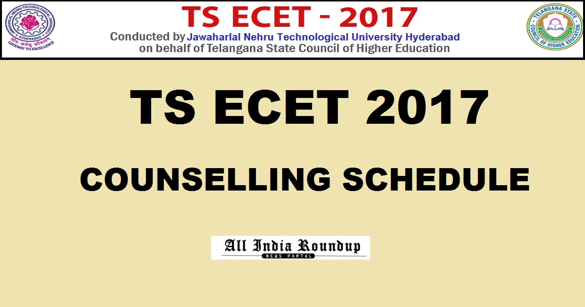 TS ECET Counselling Dates 2017 @ tsecet.nic.in - Telangana ECET Certificate Verification Schedule Rank Wise Here