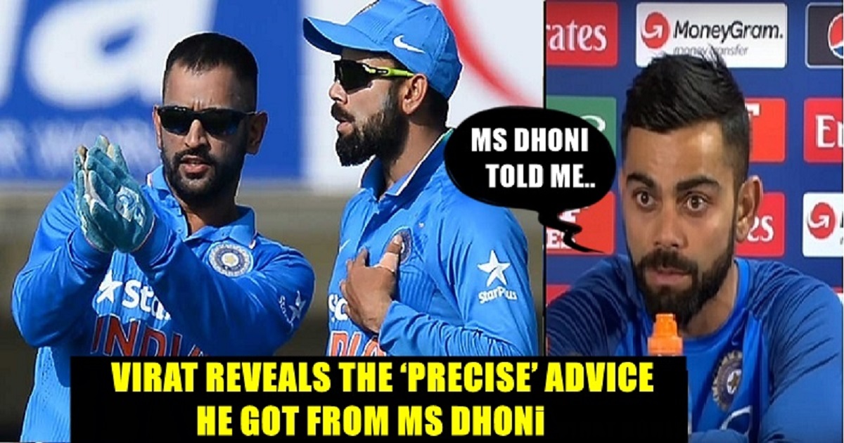 [Watch Video]: Virat Kohli Reveals The ‘Precise’ Advice He Got From MS ...