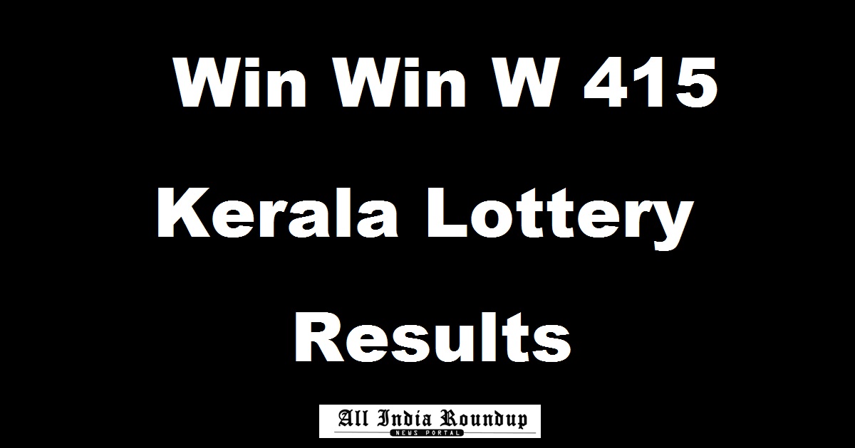 Win Win W 415 Lottery Results