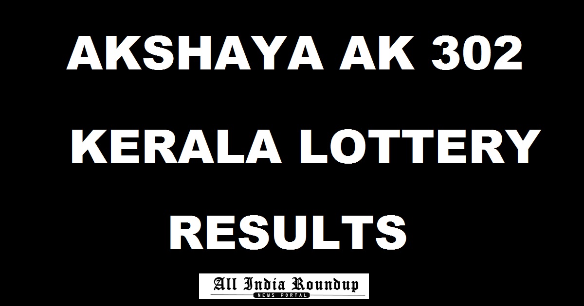 Akshaya AK 302 Lottery Results