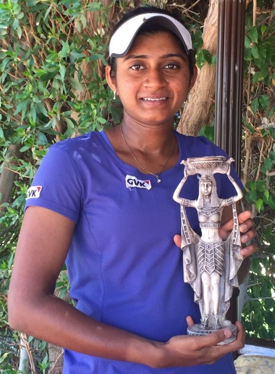 Hyderabad Girl Pranjala Wins Maiden ITF Women's Title in Egypt