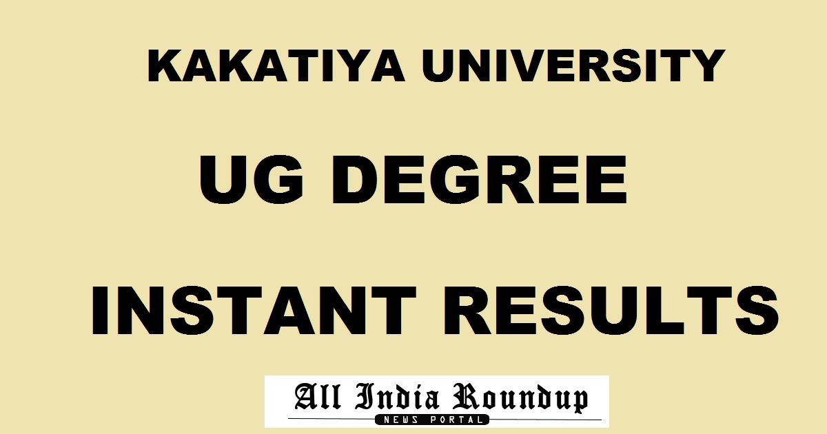 Kakatiya University Degree Instant Results July 2017 Declared @ kuexams.org For B.Sc. (M), B.Sc. (B), B.Com., BBM, 3rd year