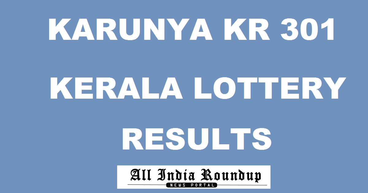 Karunya KR 301 Lottery Results