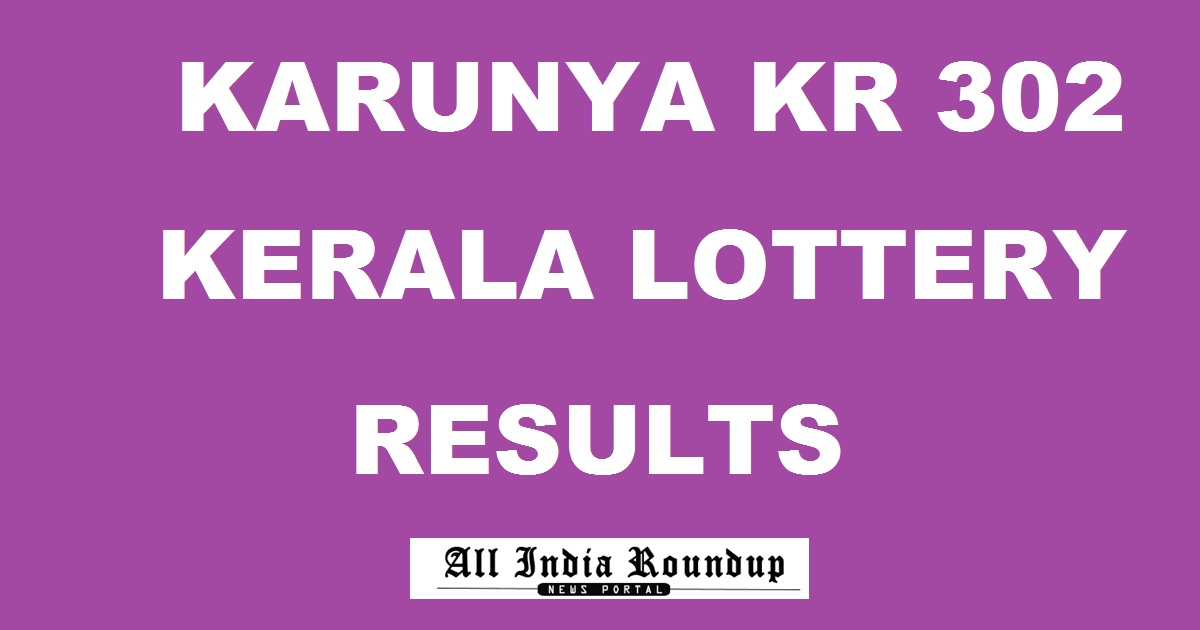 Karunya KR 302 Lottery Results