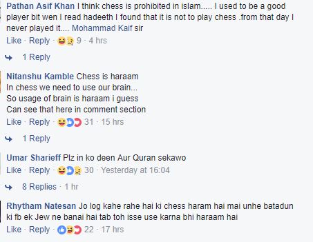 chess is against islam