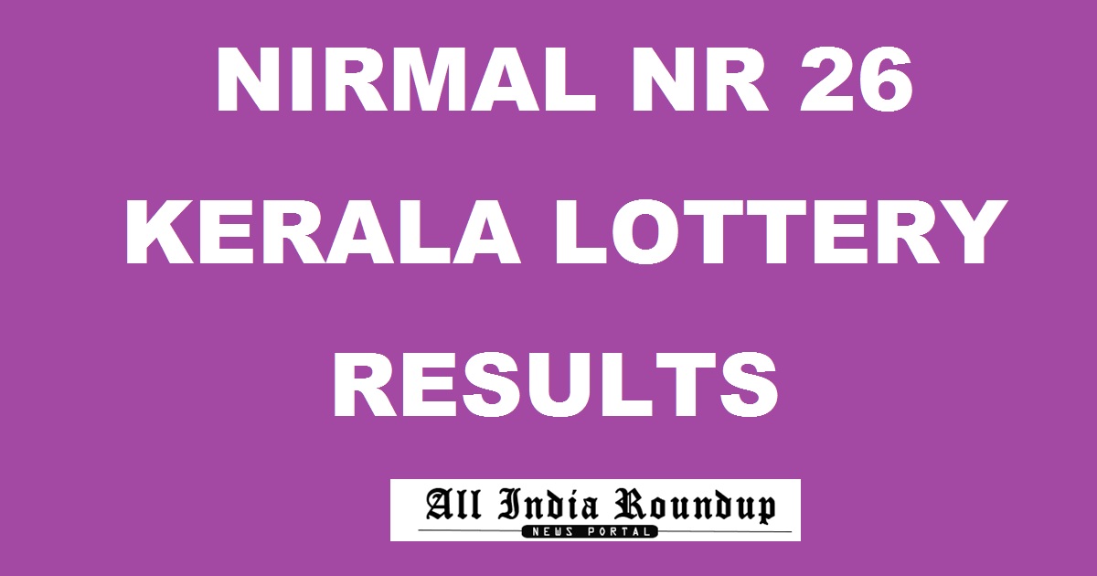 Nirmal NR 26 Lottery Results