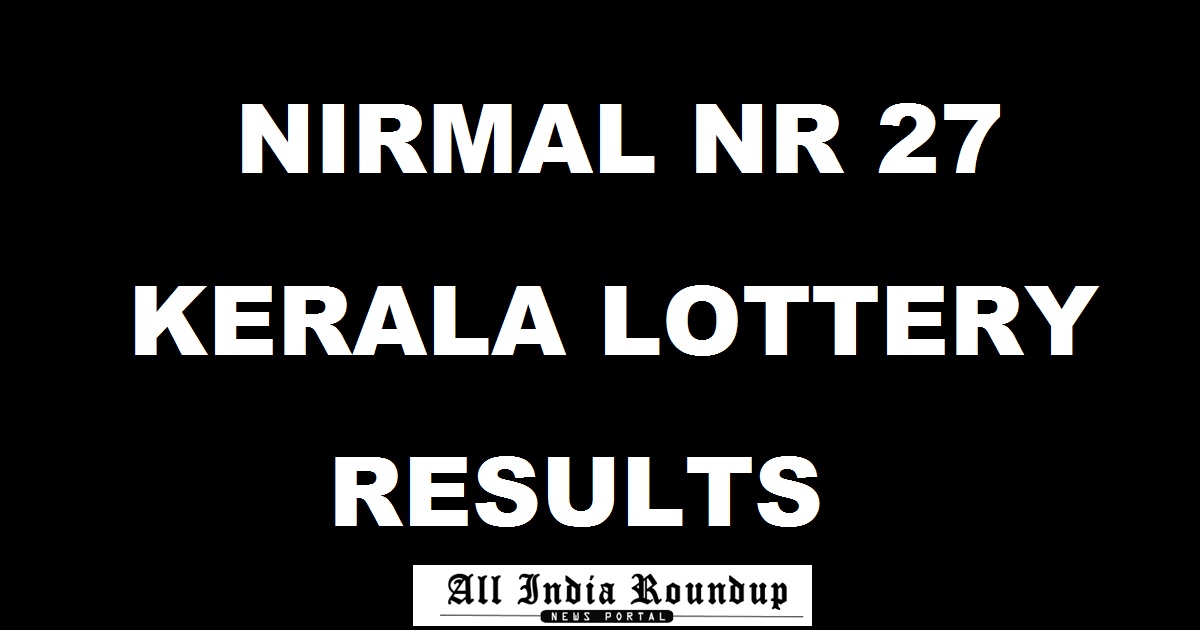 Nirmal NR 27 Lottery Results