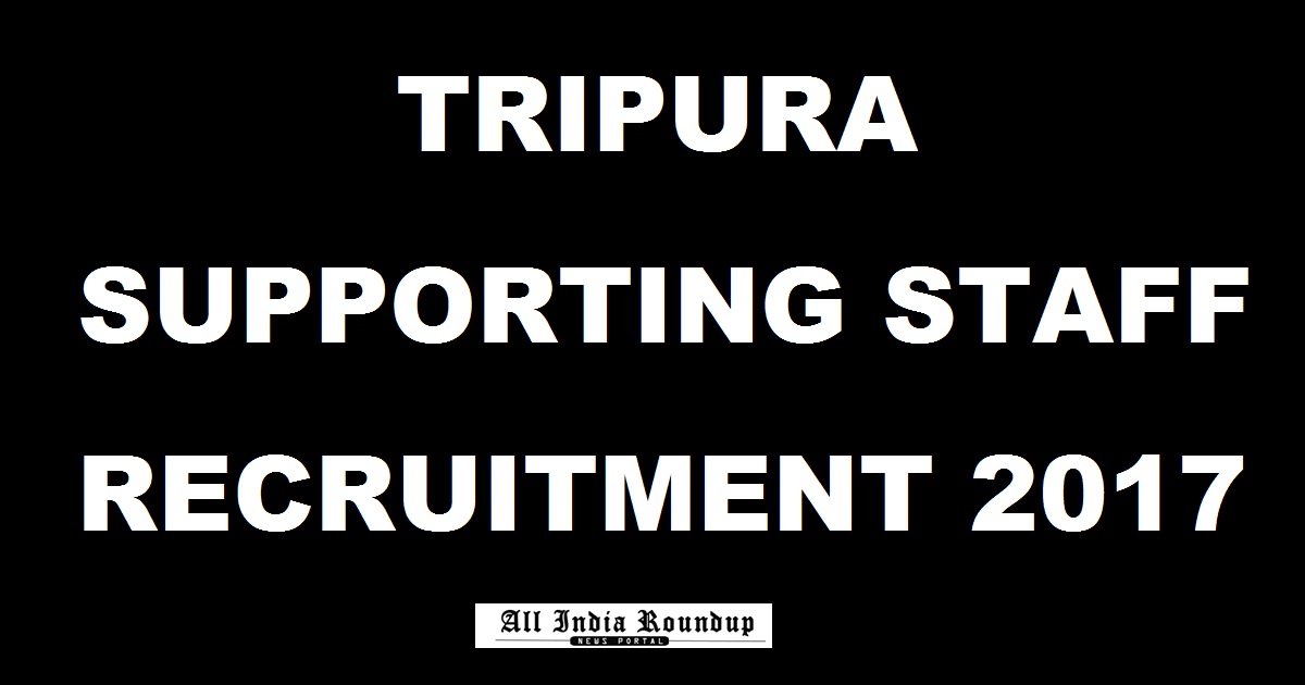 tripura recruitment