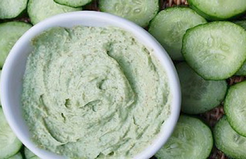 Ginger and Cucumber hair mask