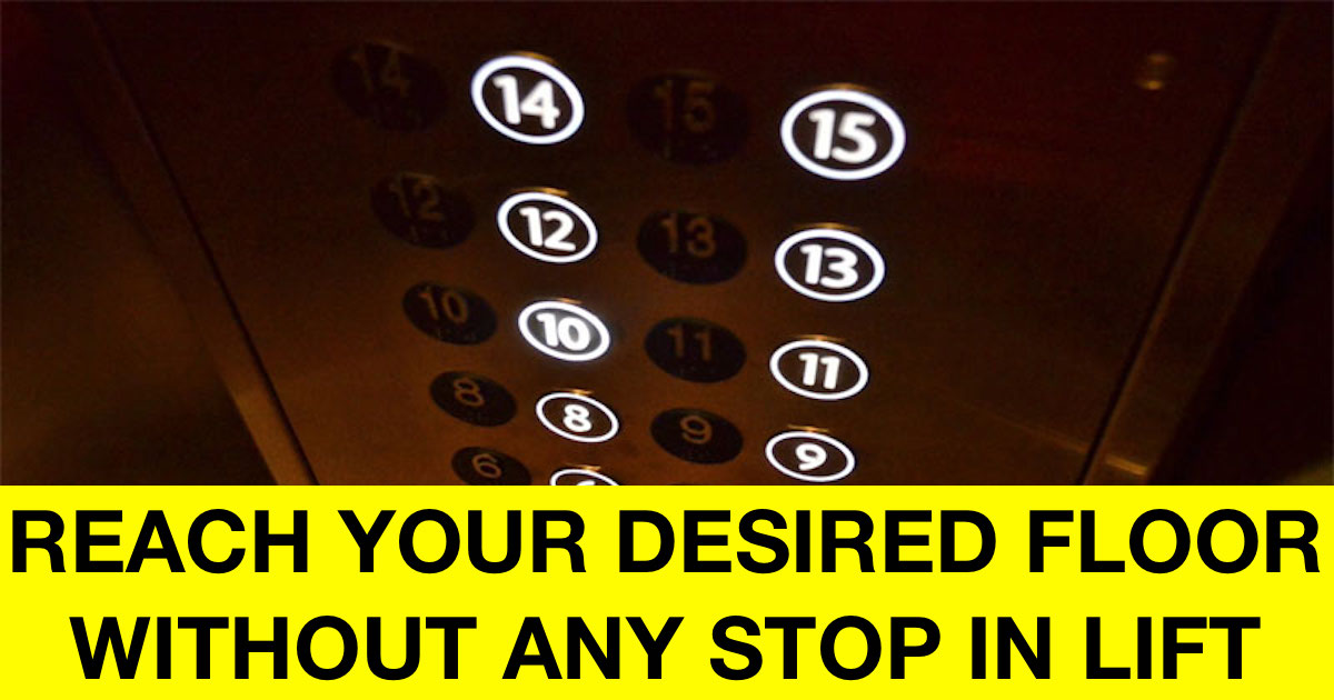 Lift Hack How To Head Your Lift Directly To The Floor You Desire