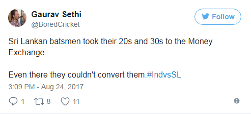 India vs Sri Lanka 2nd ODI Tweets5