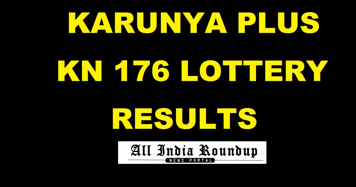Karunya Plus Lottery KN 176 Results