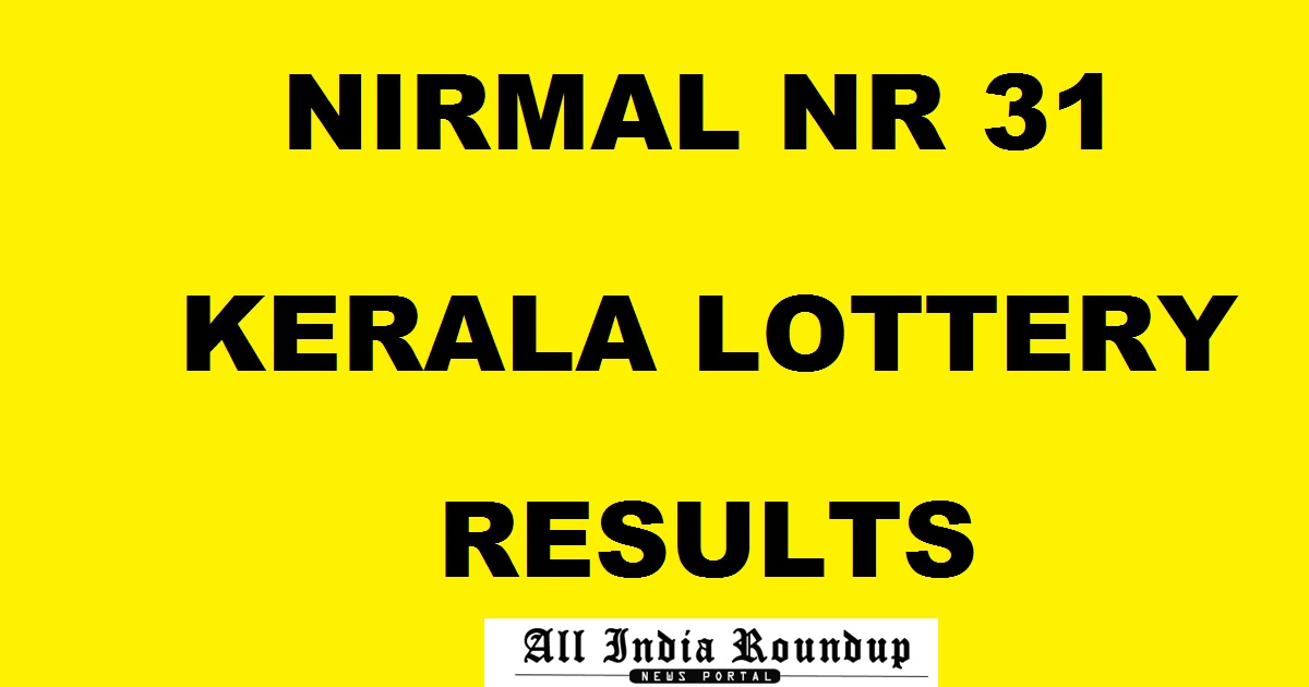 Nirmal NR 31 Lottery Results