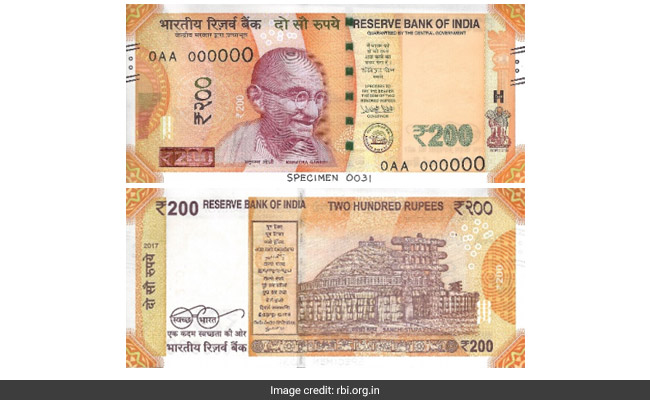 new rs 200 note pics from RBI