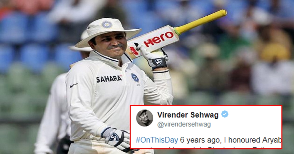 Virender Sehwag Trolls Himself On Twitter By Remembering A Forgettable Feat